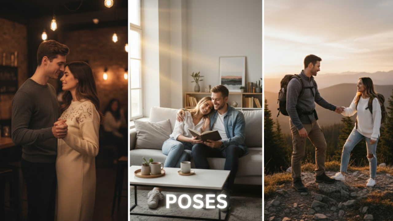 10 Ý Tưởng Chụp Ảnh Đôi Tình Nhân Lãng Mạn, Nghệ Thuật Phong Cách Điện Ảnh Bằng AI