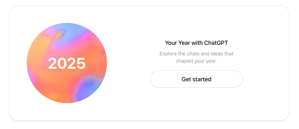 Bản tổng kết năm của ChatGPT đẩy độ xu nịnh lên mức 11