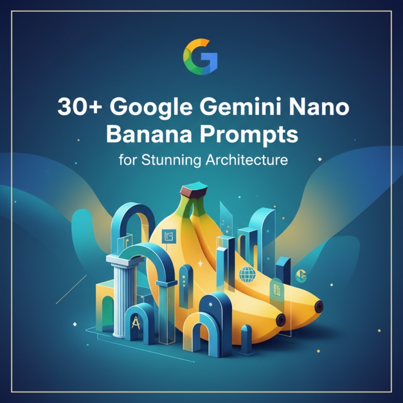 30+ Prompt Banana cho Google Gemini Nano để tạo ý tưởng kiến trúc ấn tượng | Blog AI SuperHub