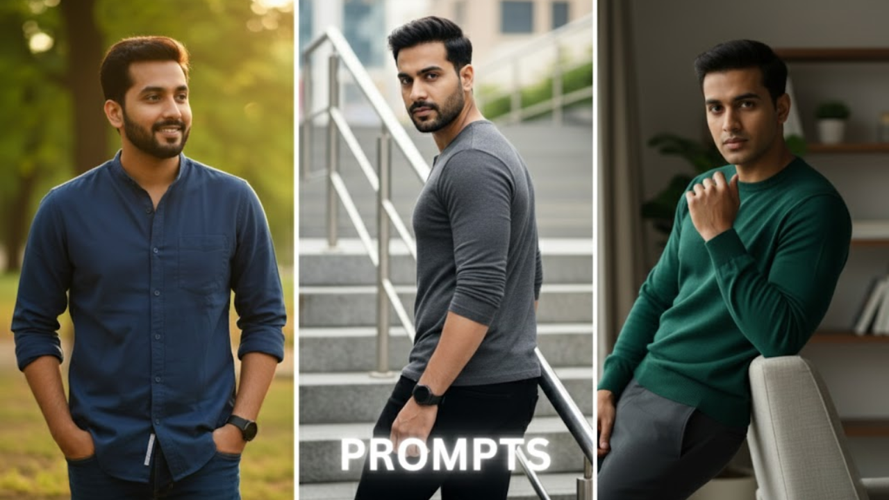 Top 15 Ý Tưởng Prompt Tạo Ảnh Chân Dung Nam Giới với Gemini AI | Prompt Chân Dung 4K Dễ Dùng