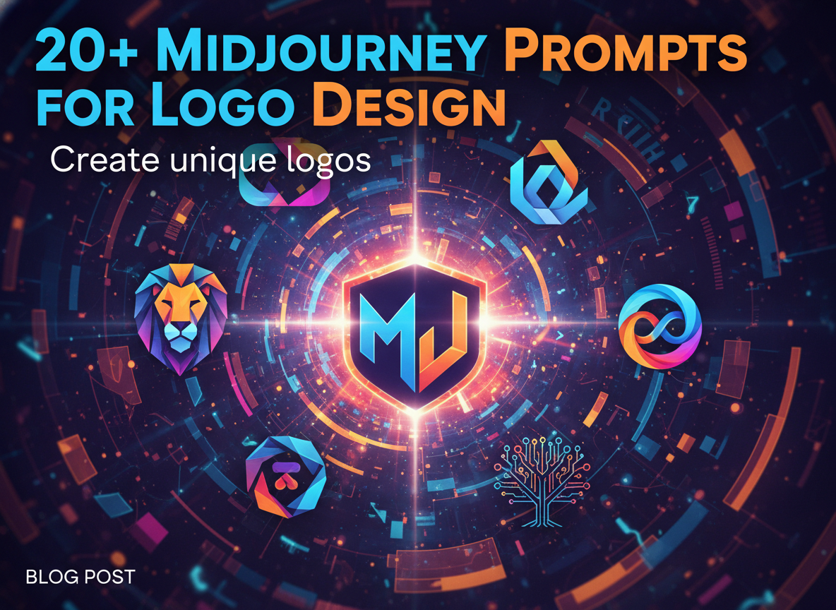 20+ Prompt Midjourney Thiết Kế Logo: Tạo logo độc đáo | AI SuperHub