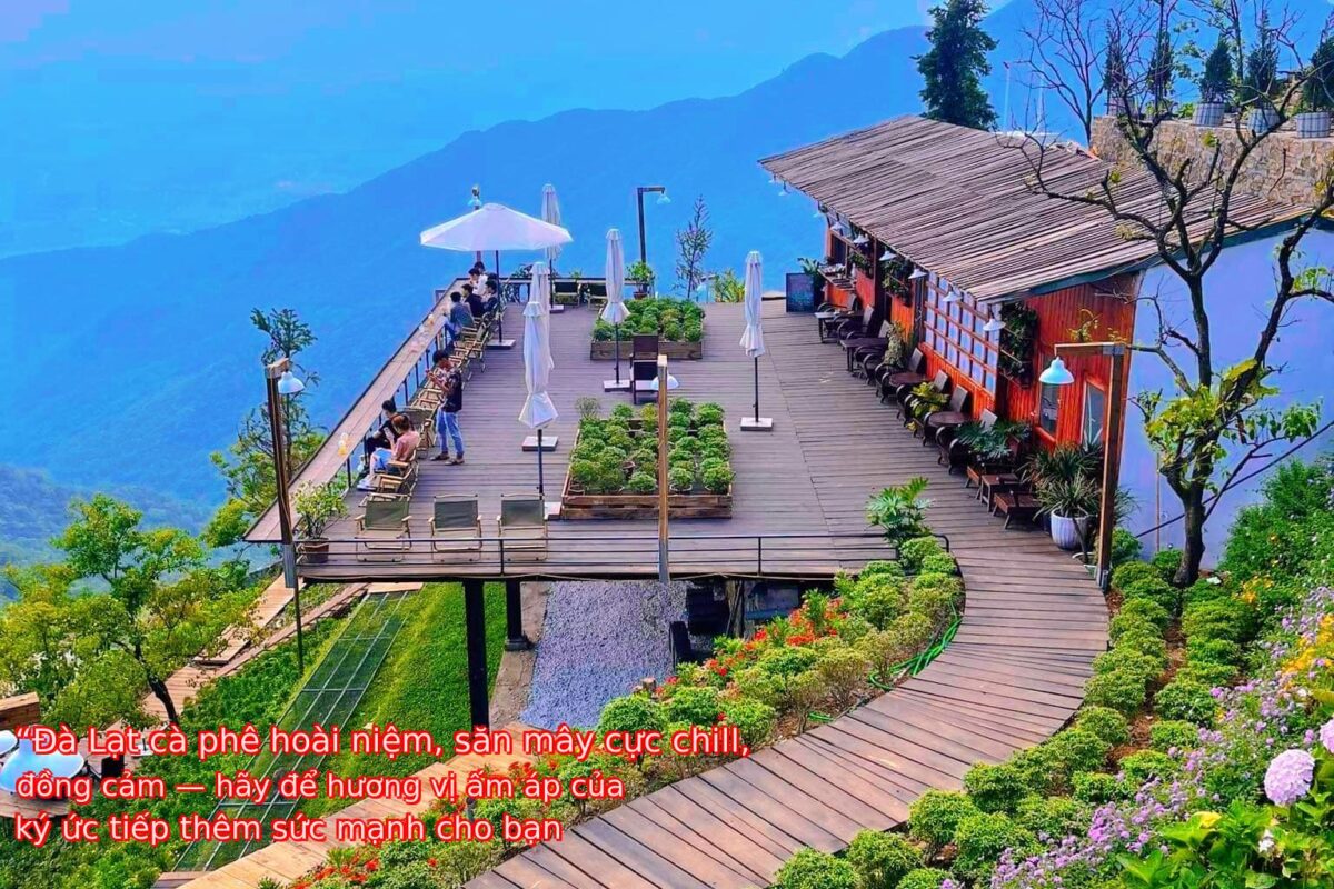 “Đà Lạt cà phê hoài niệm, săn mây cực chill, đồng cảm — hãy để hương vị ấm áp của ký ức tiếp thêm sức mạnh cho bạn
