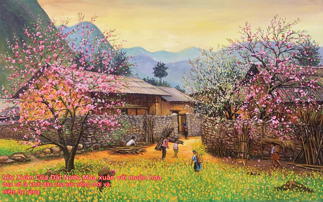 Sức Xuân Của Đất Nước Mùa xuân với muôn hoa đua nở là khởi đầu cho sức sống mới và niềm hy vọng