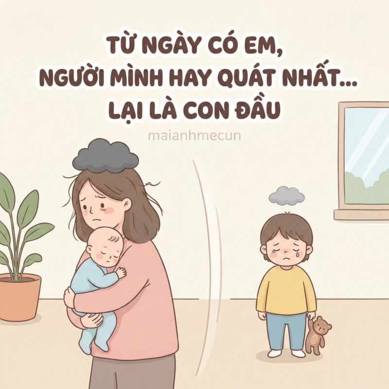 chuyện ko của riêng ai ? nhà mình thì bình tâm lại mà luận , thì con cũng chỉ muốn là con chứ ko muốn trước sau để bị mắ
