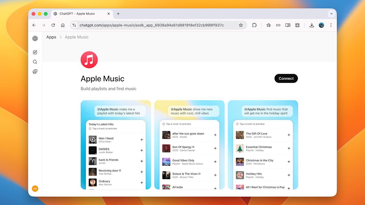 **Bạn giờ có thể sử dụng Apple Music ngay trong ChatGPT**