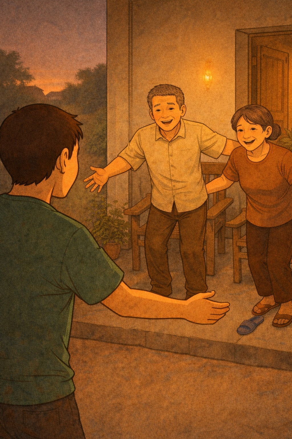 TUỔI GIÀ CỦA CHA MẸ CHỈ CẦN CON NHỚ ĐƯỜNG VỀ Khi còn trẻ, cha mẹ bận rộn mưu sinh.