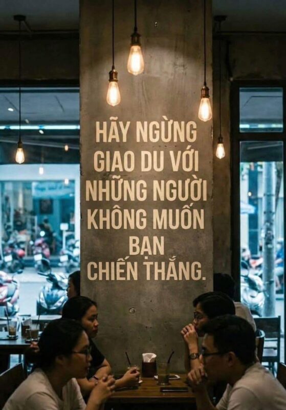 Có một sự thật hơi buồn: Không phải ai ngồi cạnh bạn cũng muốn bạn đi xa hơn họ.