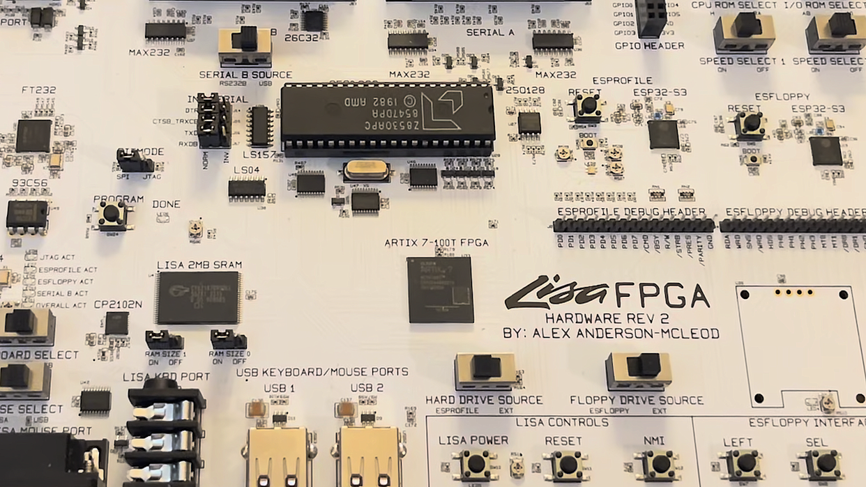 LisaFPGA Clone Revives the Apple Lisa
