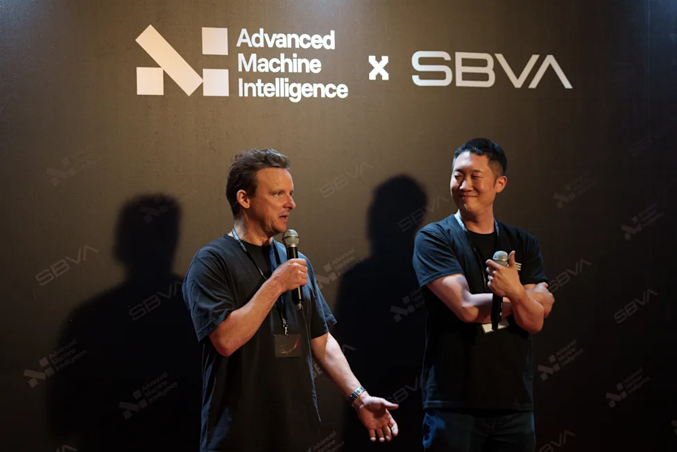 Alexandre LeBrun (CEO AMI Labs) & JP Lee (CEO SBVA)